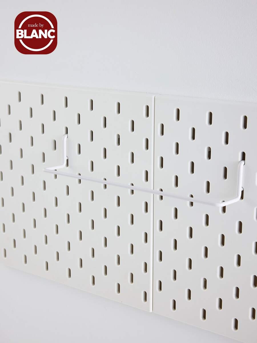 Madebyblanc 1Pc Pegboard Accessories Napkin Organizer Hook For Organizing Toilet Paper Towel Cleaning Cloth ,Pegboard Hooks Kit   (White) - White - View 1