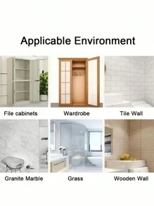 2/4/6/10 包无需钻孔壁橱支架重型粘性不可调节搁板支撑衣柜储物 - 坚固的分层整理架 - 白色 - 查看 8