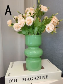 One Piece Glass Vases For Flowers For Home Decor, Holiday Gifts,Home Decor,Flower Vase,Centerpiece,Table Decor Back To School Room Decor School Supplies - Multicolor - View 16