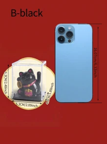 1 件迷你 2 英寸招财猫公仔，家居和汽车装饰最佳礼物