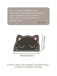 SHEIN 1 pieza Alfombrilla exclusiva y original para alimentar mascotas, antideslizante, absorbente, fácil de limpiar con drenaje, adecuada para gatos y perros, regalo perfecto para amantes de las mascotas, aplicable para diferentes tamaños de mascotas, perros pequeños, gatitos, camas para perros - Adecuada para cocina, comedor, encimeras, bar, sala de estar, baño, multifuncional, con fondo de goma impermeable, suave y fácil de guardar. - Multicolor - Ver 2