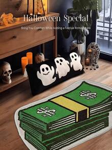 1Pc Green Money Bag Design Area Rug, Creative Personalized Carpet, Style, Suitable For Living Room, Bedroom, Entrance, Kitchen, Bathroom, Gaming Room, Study, Versatile Stylish Home Decor Carpet - Multicolor - View 2