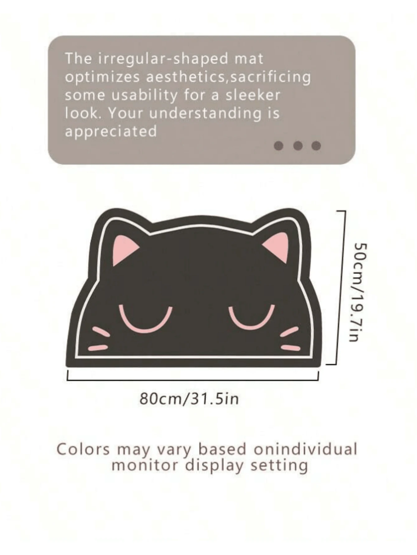 SHEIN 1 pieza Alfombrilla exclusiva y original para alimentar mascotas, antideslizante, absorbente, fácil de limpiar con drenaje, adecuada para gatos y perros, regalo perfecto para amantes de las mascotas, aplicable para diferentes tamaños de mascotas, perros pequeños, gatitos, camas para perros - Adecuada para cocina, comedor, encimeras, bar, sala de estar, baño, multifuncional, con fondo de goma impermeable, suave y fácil de guardar. - Multicolor - Ver 1