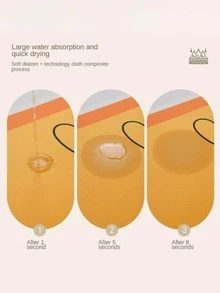 SHEIN 1 szt. Superchłonna mata podłogowa/stołowa z okrzemkami dla zwierząt – antypoślizgowy spód, urocze wzory ze zwierzętami – wielofunkcyjna, idealna pod prysznic, do kawy, kubków, ekspresu do kawy i dużych naczyń – szybkoschnąca, łatwa do czyszczenia – idealna do łazienki, kuchni, na podłogę, pod prysznic, do przedpokoju, pralni – idealny prezent na parapetówkę