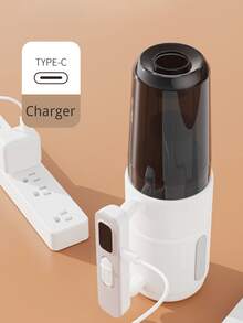 SHEIN Cordless Vacuum Cleaner, 2000mAh Large Capacity Battery, Powerful Vacuum Cleaner, 20-30 Minutes Running Time,Vacuum Cleaner, Suitable For Home Use, Rechargeable Cordless Vacuum Cleaner For Hardwood Floors, Carpets, Pet Hair