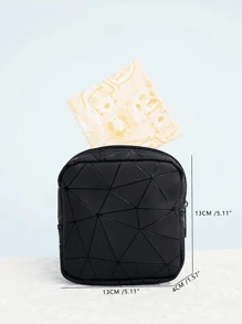 1 szt. woreczek do przechowywania podpasek higienicznych, organizer na tampony, kosmetyczka, portmonetka na monety, kosmetyczka, woreczek do przechowywania tamponów, woreczek higieniczny, woreczek na serwetki, studenckie podpaski higieniczne, mini kosmetyczka podróżna, organizer wakacyjny, organizer na kosmetyki o dużej pojemności, kosmetyczka, na szminkę, pędzel, pielęgnacja skóry, telefon komórkowy, moneta, małe przedmioty, do domu, prezent, wakacje, boho vibes - Czarne - Zobacz 7