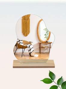 Zazumi Gương trang điểm hình đám mây không đối xứng Cirelle 1 chiếc không có khung bằng acrylic tự làm để trang điểm Quà tặng tốt nhất cho sinh nhật, tốt nghiệp, Rama Comfort Home, Cozy Home, Quà tặng Ngày của Mẹ, Quà tặng đặc biệt, Quà tặng cho cha mẹ, Quà tặng sinh nhật Trang trí nhà Trang trí phòng học trở lại Đồ dùng học tập - trắng - Xem 5