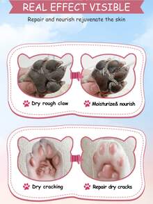 1PC 3PCS 宠物玫瑰油防干裂指甲和爪子霜，保湿配方，防止干燥，修复粗糙和死皮，安全无害的成分 - 粉色 - 查看 3