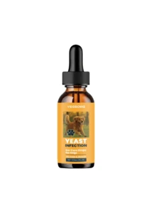 SHEIN 3 piezas Gotas para oídos de perro, fórmula suave diaria que limpia el cerumen, picazón en las orejas y olores, 60ml - Naranja - Ver 1