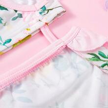 Conjunto de traje de baño para perro, ropa para perro, falda y traje de baño con estampado de leopardo rosa, bikini de verano transpirable y con estilo, accesorios de fotografía para mascotas, suministros para mascotas, adecuado para perros y gatos para nadar