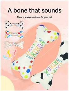 Pet Cat Toys, Dog Toys, Soothing Selfies, Teeth Cleaning, Chewy Birthday Cakes, Birthday Gifts, Bones, Parties, And Sound - Multicolor - View 2