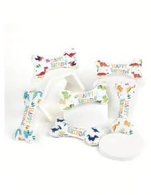 Pet Cat Toys, Dog Toys, Soothing Selfies, Teeth Cleaning, Chewy Birthday Cakes, Birthday Gifts, Bones, Parties, And Sound - Multicolor - View 5