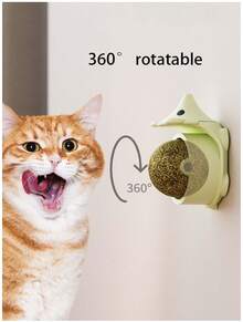 1pc Original New Cat Toy Hedgehog Scratcher Teeth Grinding Licking Fun Catnip Ball Cat Toy