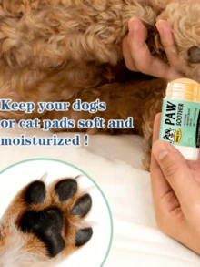 SHEIN 3pcs Avocado Oil & Beeswax Pet Paw Balm To Moisturize & Protect Cracked Paws For Cats & Dogs