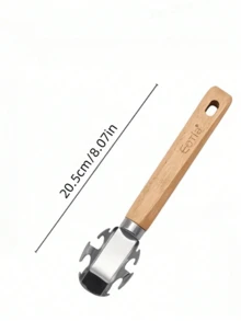 Cirelle 专业厨房套装木柄不锈钢工具烹饪烘焙烹饪必备厨师礼品耐用餐具家庭餐厅升级 - 彩色 - 查看 15