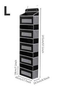 SHEIN 1 件，1 层/5 层布艺门上挂袋，多层储物挂袋，门后无纺布挂袋，大容量家用卧室悬挂式储物袋，悬挂式储物挂袋裙子裤子鞋子牛仔裤靴子裙子卧室，收纳袋，家用储物