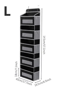 SHEIN 1 件，1 层/5 层布艺门上挂袋，多层储物挂袋，门后无纺布挂袋，大容量家用卧室悬挂式储物袋，悬挂式储物挂袋裙子裤子鞋子牛仔裤靴子裙子卧室，收纳袋，家用储物