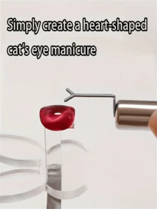 1 Dụng Cụ Trang Trí Móng Tay Hình Trái Tim Mũi Tên Từ Tính Hai Đầu Thiết Kế Mắt Mèo Lấp Lánh Dùng Để Tự Làm Móng Tay Chân, Trang Trí Móng Chính Xác, Tinh Tế Như Ở Salon. Hiệu Ứng Kim Loại - Nhiều màu - Xem 9