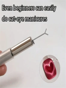 1 Dụng Cụ Trang Trí Móng Tay Hình Trái Tim Mũi Tên Từ Tính Hai Đầu Thiết Kế Mắt Mèo Lấp Lánh Dùng Để Tự Làm Móng Tay Chân, Trang Trí Móng Chính Xác, Tinh Tế Như Ở Salon. Hiệu Ứng Kim Loại - Nhiều màu - Xem 4