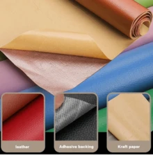 SHEIN 1PC Thickened Self Adhesive Sofa Leather Repair Fix 8 Colors 3 Sizes DIY Bed Soft Bag Patch Sticker Repair Subsidy Furniture Renew Decal (20x50cm/20x138cm/50x138cm) - Multicolor - View 3