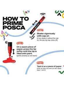 SHEIN UNI 全新包装油漆马克笔套装和单支装 1M 3M 5M 水性颜料永久性丙烯笔涂鸦艺术学校用品 - 3M 0.9-1.3MM - 查看 7