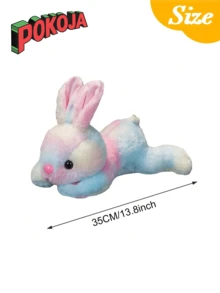 Cute Luminous Rabbit Plush Toy - A Soft And Lovely Light-Up Rabbit Stuffed Animal, 13.78 Inches | Made Of Polyester, With Soft Colors, It Brings A Magical Sense Of Comfort At Night. It Is An Ideal Gift For Children And Rabbit Lovers, And A Perfect Christmas Present. Nighttime Comfort Toy | Soft-Touch Toy | Light-Up Function, Rabbit Toy - Multicolor - View 4