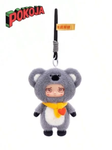 POKOJA LAND Soft Anime Doll Keychain With Vinyl Head - Cute Cartoon Clip-On Toy For Backpack, Purse, Keys - Durable Polyester & Plastic Dolls - Fun Mini Gift For Teens, Friends, Party Favors (14+) - Multicolor - View 14