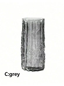 1 个创意冰川玻璃花瓶，客厅装饰，适合家庭/商店/办公室，适合鲜花和干花，可以营造欢乐舒适的氛围，非常适合餐桌装饰。 - 彩色 - 查看 17