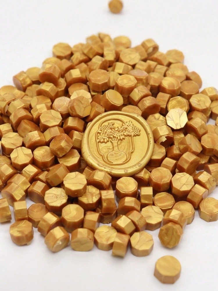 100 颗蜡封珠，适用于蜡封印章，非常适合装饰卡片信封、婚礼请柬、葡萄酒包装、礼品包装、礼品创意、艺术和手工艺项目，返校，返校，学校用品 - 均碼 - 查看 26