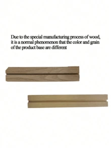 SHEIN Decorazione per la casa in legno ispirazionale, tavolo da pranzo in stile fattoria, decorazione per la casa, soggiorno, ornamenti per il centro dell'ufficio