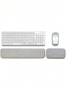 1 cái/bộ Tấm kê tay để bàn công thái học - Thiết kế công thái học, rất mềm mại và thoải mái, Tấm lót chuột - Thích hợp cho bàn máy tính và đồ dùng văn phòng - Tấm kê tay thoải mái để chơi game và làm việc, Thích hợp để thư giãn khi làm việc - Xám - Xem 12