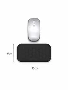 1pc/Set Ergonomic Desk Wrist Rest Support - Ergonomically Designed, Very Soft & Comfortable, Mouse Pad - Suitable For Computer Desks And Office Supplies - Comfortable Elbow Support For Gaming And Office, Suitable For Work Relaxation - Black - View 12