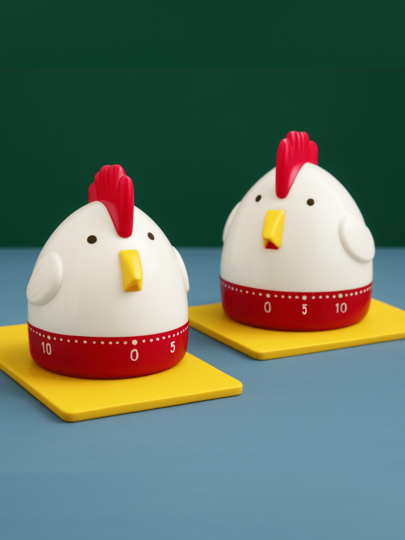 Joivida مؤقت دجاج جميل: توقيت دقيق لإتقان كل لحظة لذيذة، سهل الاستخدام، متعدد الوظائف للطهي وتخطيط الوقت