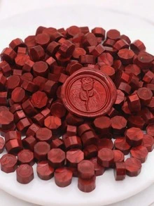 100 颗蜡封珠，适用于蜡封印章，非常适合装饰卡片信封、婚礼请柬、葡萄酒包装、礼品包装、礼品创意、艺术和手工艺项目，返校，返校，学校用品 - 均碼 - 查看 32