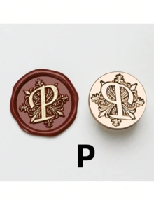 SHEIN 1 A-Z Letter Wax Sealed Stamp With Various Classic Letters, Brass Head, Gratitude Card/Envelope/Gift Packaging/Wedding Engagement Party Invitation Letter, DIY Manual (26 Stamps) Stamp Head Back To School