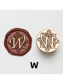 SHEIN 1 A-Z Letter Wax Sealed Stamp With Various Classic Letters, Brass Head, Gratitude Card/Envelope/Gift Packaging/Wedding Engagement Party Invitation Letter, DIY Manual (26 Stamps) Stamp Head Back To School