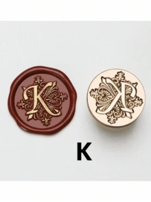 SHEIN 1 A-Z Letter Wax Sealed Stamp With Various Classic Letters, Brass Head, Gratitude Card/Envelope/Gift Packaging/Wedding Engagement Party Invitation Letter, DIY Manual (26 Stamps) Stamp Head Back To School