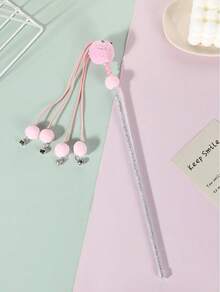 Giocattoli per gatti, palline di lana, giocattoli interattivi con fettuccia, bastoncini, palline di peluche colorate con campanellino, accessori per animali domestici