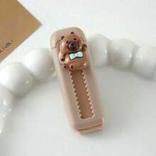 Borrador de goma retráctil con diseño de capibara kawaii, color aleatorio, útiles escolares y de oficina coreanos lindos para volver a la escuela