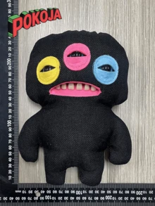 POKOJA LAND Fug Agler Big Teeth Monster Plush Keychain - Funky Ugly Cute Plushie With Buck Teeth, Wild Wacky Teeth Plush Toy For Backpack/Purse/Car Keys (Kawaii Creepy Collectible, Stress Relief Fidget Toy) - 彩色 - 查看 12