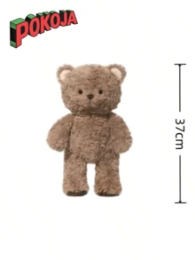 37cm Cuddly Brown Teddy Bear Plush Is A Soft Stuffed Animal, Which Serves As An Ideal Birthday Gift And Bedtime Companion For Kids, And Also A Perfect Christmas Gift. - Multicolor - View 7
