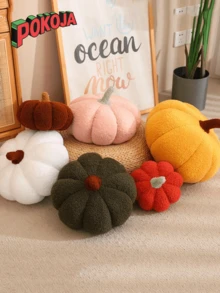 Pumpkin Pillow, Pumpkin Decor, Halloween Pumpkin Plush Pillow, Vintage Color Creative Soft Pumpkin Shaped Pillow, High Quality Funny Pumpkin Pillow, For Autumn Harvest, Halloween Decoration, Holidays Props, Cute Christmas Children Gift - Multicolor - View 4