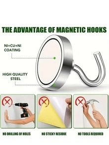 Fishing Magnet, Powerful Magnet Fishing - Multicolor - View 5