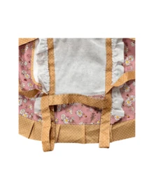 1/2pcs Small Floral Shoulder Strap Apron Oil-Resistant And Stain-Resistant Princess Dress