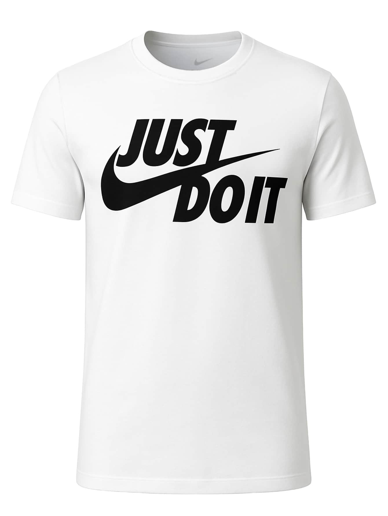 Nike Just Do It Men's Sports T-Shirts White - White - View 1
