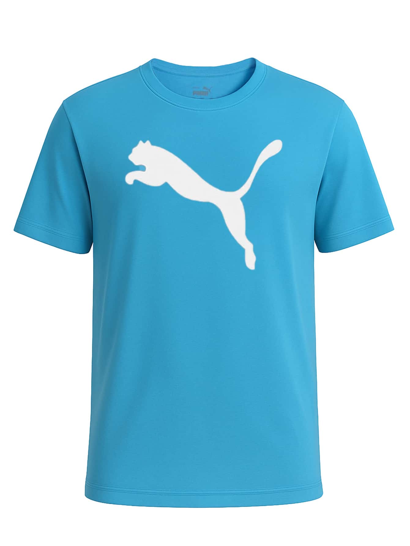 Puma TeamRISE Men's T-Shirts - Blue - View 1