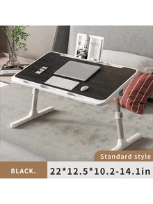 1 件便携式折叠床头柜，高度可调，可轻松用作学习桌、笔记本电脑桌