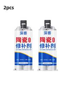 Ceramic Repair Glue Waterproof Crack Filler For Sink Toilet Bathtub Tile Fix High Strength Adhesive Paste White Transparent Home Improvement DIY Renovation Tool - White - View 9