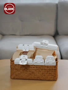 Madebyblanc Food Preservation Clip, Cream Sealing Clip, Milk Sealing Clip, Flour Sealing Clip, Snack Bag Clip, Moisture-Proof Clip - 白色 - 查看 5