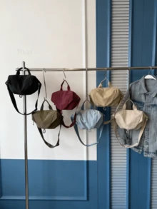 Joivida 1 件简约时尚斜挎包，男女休闲轻便单肩包，可调节带宽，肩带，便携斜挎包 - 彩色 - 查看 1